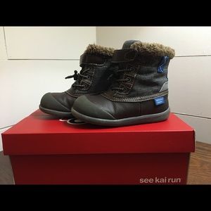 See Kai Run brown boots